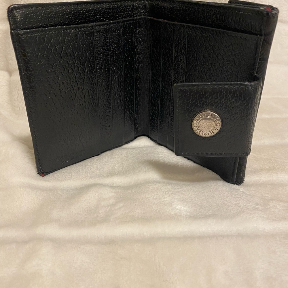 Bvlgari Logo Mania canvas bi-fold wallet in black ✅ COA - Picture 4 of 11